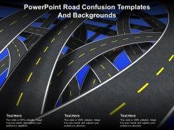 Powerpoint road confusion templates and backgrounds
