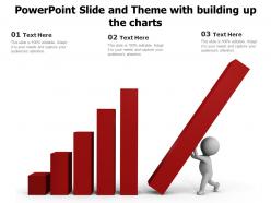 Powerpoint slide and theme with building up the charts