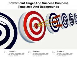 Powerpoint target and success business templates and backgrounds