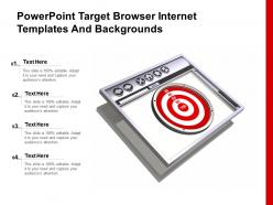 Powerpoint Target Browser Internet Templates And Backgrounds
