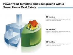 Powerpoint Template And Background With A Sweet Home Real Estate