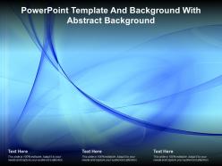 Powerpoint template and background with abstract background