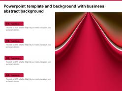 Powerpoint template and background with business abstract background