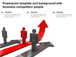 Powerpoint Template And Background With Business Competition People