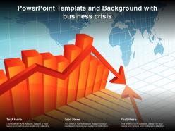 Powerpoint Template And Background With Business Crisis