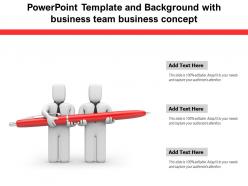 Powerpoint template and background with business team business concept