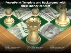 Powerpoint template and background with chess money concept