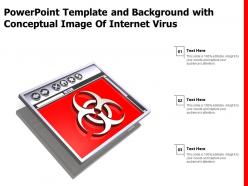 Powerpoint Template And Background With Conceptual Image Of Internet Virus