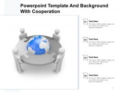 Powerpoint template and background with cooperation