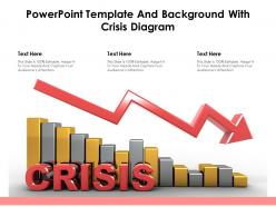 Powerpoint Template And Background With Crisis Diagram