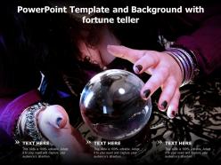 Powerpoint template and background with fortune teller
