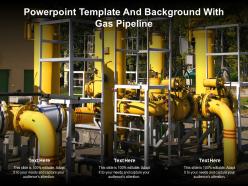 Powerpoint Template And Background With Gas Pipeline