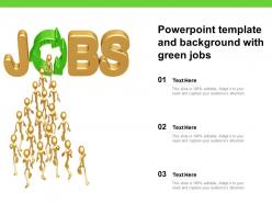 Powerpoint Template And Background With Green Jobs | Presentation ...