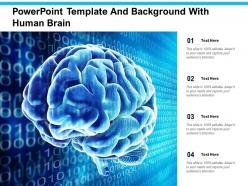 Powerpoint Template And Background With Human Brain