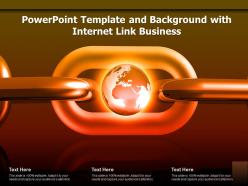 Powerpoint template and background with internet link business
