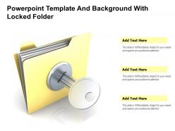 Powerpoint Template And Background With Locked Folder