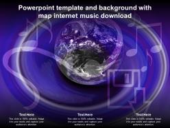 Powerpoint template and background with map internet music download
