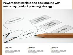 Powerpoint Template And Background With Marketing Product Planning Strategy