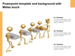 Powerpoint template and background with midas touch
