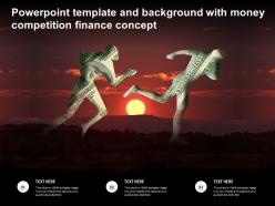 Powerpoint template and background with money competition finance concept