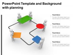 Powerpoint template and background with planning