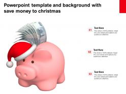 Powerpoint Template And Background With Save Money To Christmas