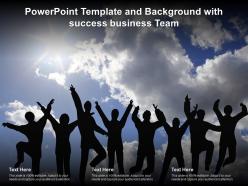 Powerpoint template and background with success business team