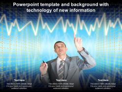 Powerpoint Template And Background With Technology Of New Information