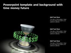 Powerpoint template and background with time money future