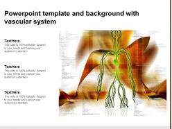 Powerpoint template and background with vascular system