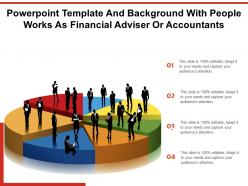 Powerpoint Template And With People Works As Financial Adviser Or Accountants