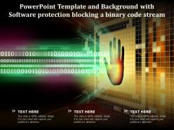 Powerpoint Template And With Software Protection Blocking A Binary Code Stream