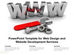 Powerpoint template for web design and website development services