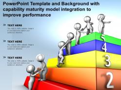 Powerpoint template with capability maturity model integration to improve performance