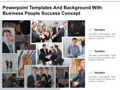 Powerpoint templates and background with business people success concept