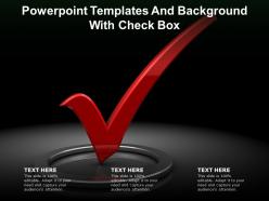 Powerpoint templates and background with check box