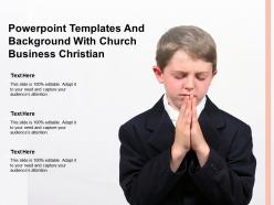 Powerpoint templates and background with church business christian