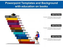 Powerpoint Templates And Background With Education On Books