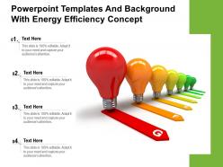 Powerpoint Templates And Background With Energy Efficiency Concept