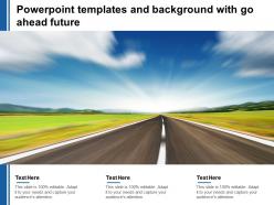 Powerpoint templates and background with go ahead future