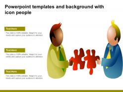 Powerpoint templates and background with icon people