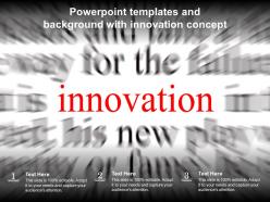 Powerpoint templates and background with innovation concept