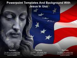 Powerpoint templates and background with jesus in usa
