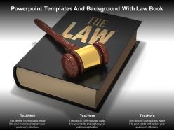 Powerpoint templates and background with law book