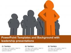 Powerpoint templates and background with leadership presentations