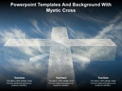 Powerpoint templates and background with mystic cross