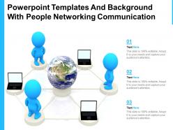 Powerpoint templates and background with people networking communication