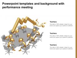 Powerpoint templates and background with performance meetings