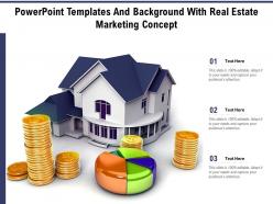 Powerpoint templates and background with real estate marketing concept