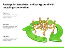 Powerpoint Templates And Background With Recycling Cooperation